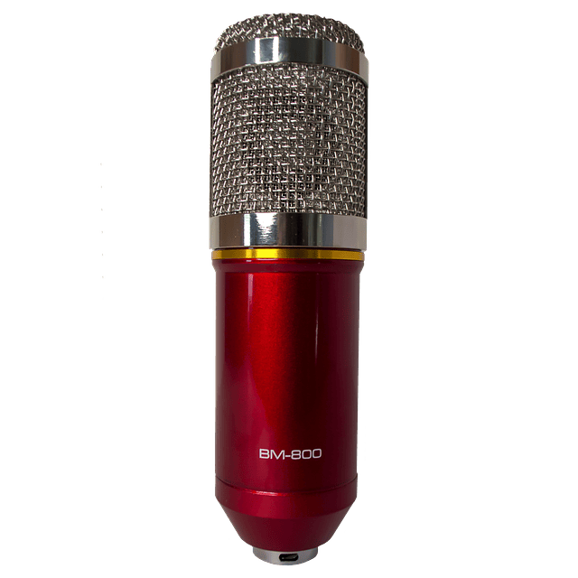 Micrófono Condensador Profesional Estudio YouTube Música Colores Modelo BM-800