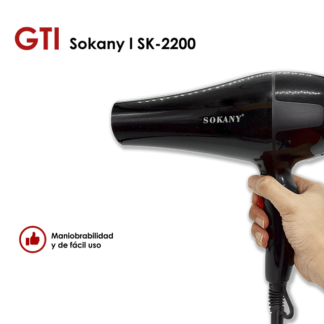 Secador Y Alisador De Cabello Profesional sk-2200