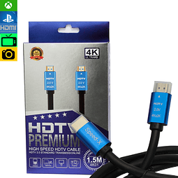 Cable HDMI 2.0 Ultra HDTV Premium Gamer 4K 1.5 Metros