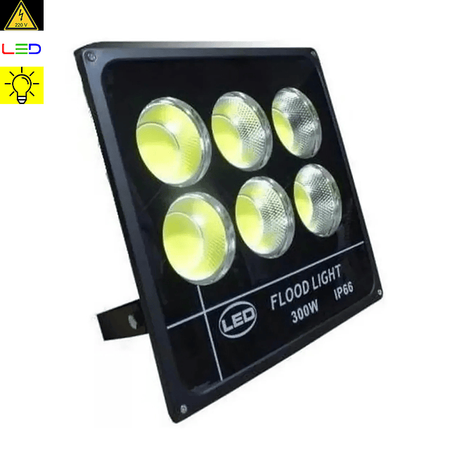 Foco LED Proyector 300W IP66 Flood Light Profesional 220V