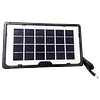 Kit Panel Solar Foco Led + 3 ampolletas + cable USB Cclamp03