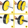 Rueda Ejercicios Abdominales + Colchoneta Rodilla – Ab Wheel