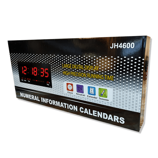 Calendario Digital LED De Alta Precisión / JH4600