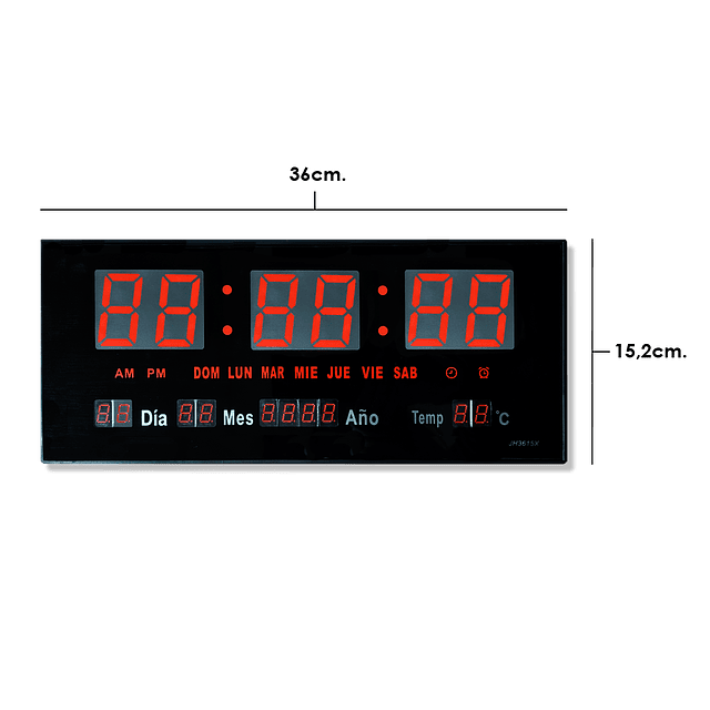 Calendario Digital LED De Alta Precisión / JH3615