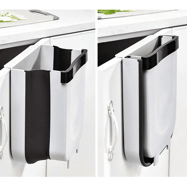 Basurero Plegable Colgante Para Cocina, Pieza, Oficina