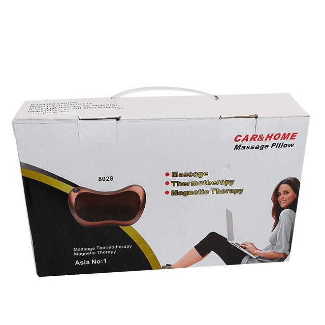 Masajeador Eléctrico Almohada 8028 Cojín Lumbar Cuello Pies CAR & HOME Massage Pillow