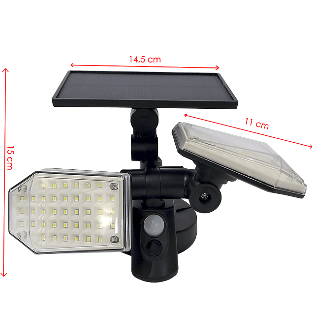 Foco Led Solar Con Sensor de Movimiento SH-078 Resistente al Agua