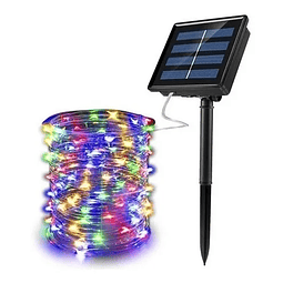 Guirnalda decorativa Luces LED  tipo arroz 100% Solar Autosustentable Mod. 4839