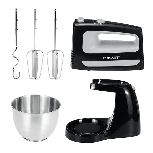 Mezcladora - Batidora Stand Mixer Sokany Modelo CX-6622 / 400W. / 3,5 L.