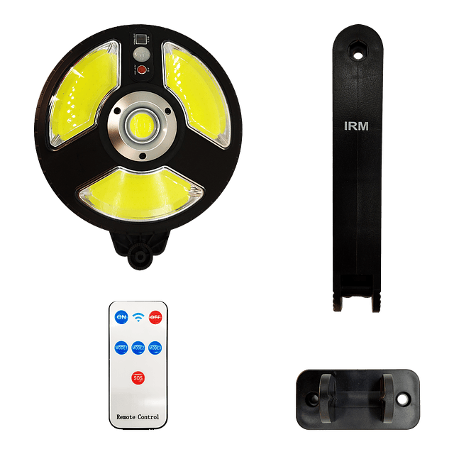 Lámpara De Pared - Foco Solar LED Con Control y Sensor Solar Junfei Modelo JF-168B