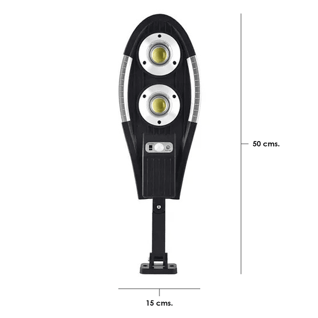 Foco LED Para Calle Con Control y Sensor De Movimiento Junfei Modelo JF-T60