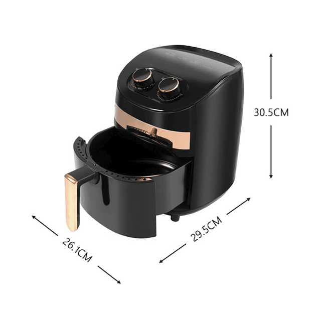 Freidora De Aire Saludable Sokany SK-8008 3.5 LITROS