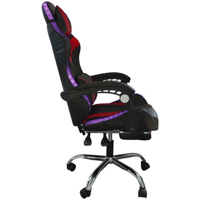 Silla Gamer LED RGB Ergonómica Con Reposa Pies + Mousepad TOGO