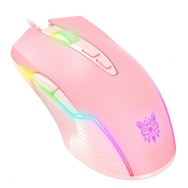 SET Gamer Teclado G26 + Mouse CW905 Onikuma Pink