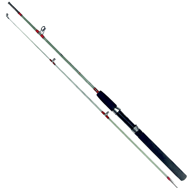 Caña de Pescar Desmontable Crocodile 1.80 mts Fibra de Vidrio
