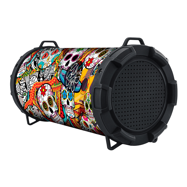 Parlante Bazooka Wireless Bluetooth MLab Modelo Skull Bass