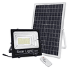 Foco Led 100w IP167 + Control Remoto + Panel Solar