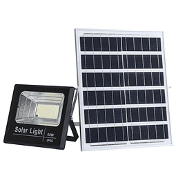 Foco Led 60w IP166 + Control Remoto + Panel Solar