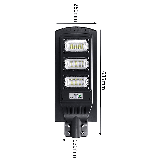 Foco Led Solar de Exterior 150W con Sensor de Movimiento y Control Remoto