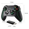 Control Inalámbrico De 2.4Ghz. para XBox One S - One X - One Elite - PS3 - PC Windows 10 / GTI Modelo LH-808