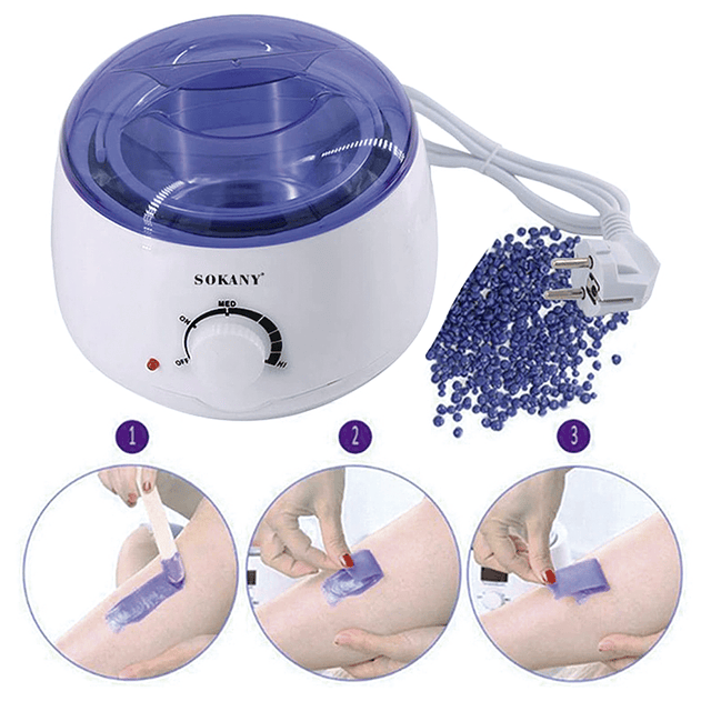 Máquina Calentadora de Cera Sokany Pro Wax 100 Warmer para encerado duro, en tiras y con parafina