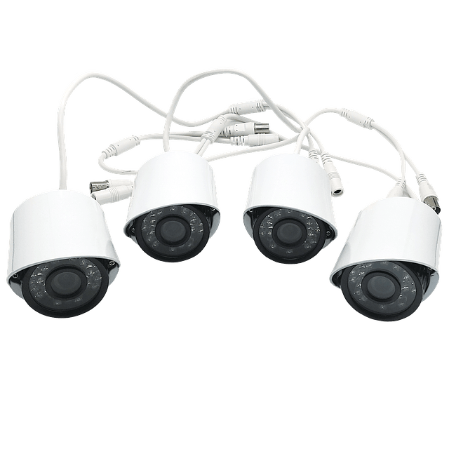 Kit Camaras Dvr Cctv 4ch Full Hd 1080p Seguridad