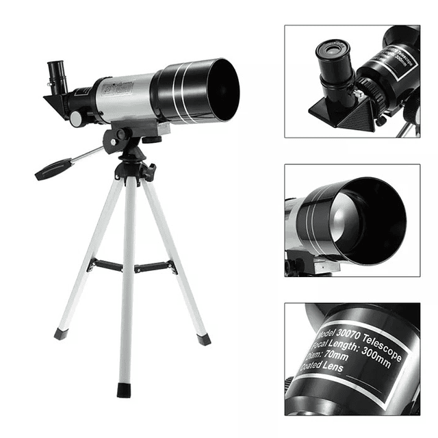 Telescopio Astronómico Monocular Refractivo 15x/150x con trípode F30070M