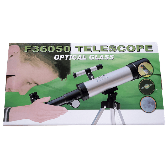 Telescopio de Refracción Astronómica F36050 con Trípode
