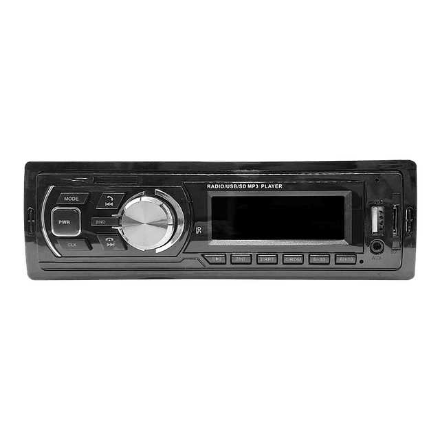 Radio Para Auto GTI Modelo 5206 USB - MP3 - Bluetooth - R