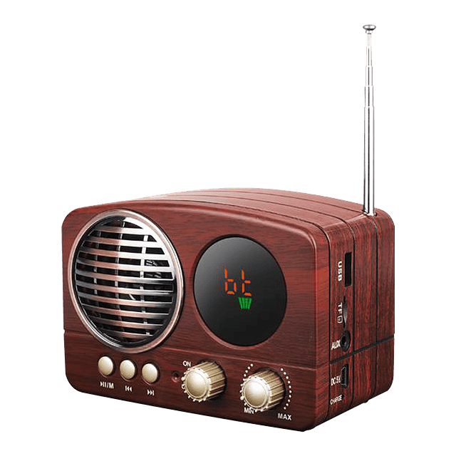 Radio Portátil CMIK Modelo MK-616BT Diseño Clásico - Radi