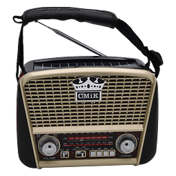 Radio Retro de Carga Solar MK-455UC-BT RADIO AM/FM/SW/USB/SD