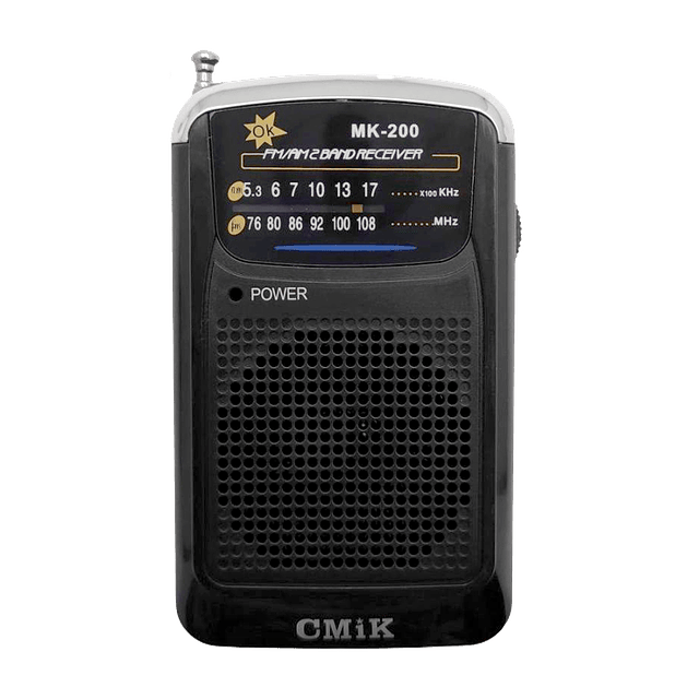 Radio portátil AM/FM CMiK MK200