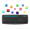 Kit Genius Teclado + Mouse Inalambricos Smart KM-8100