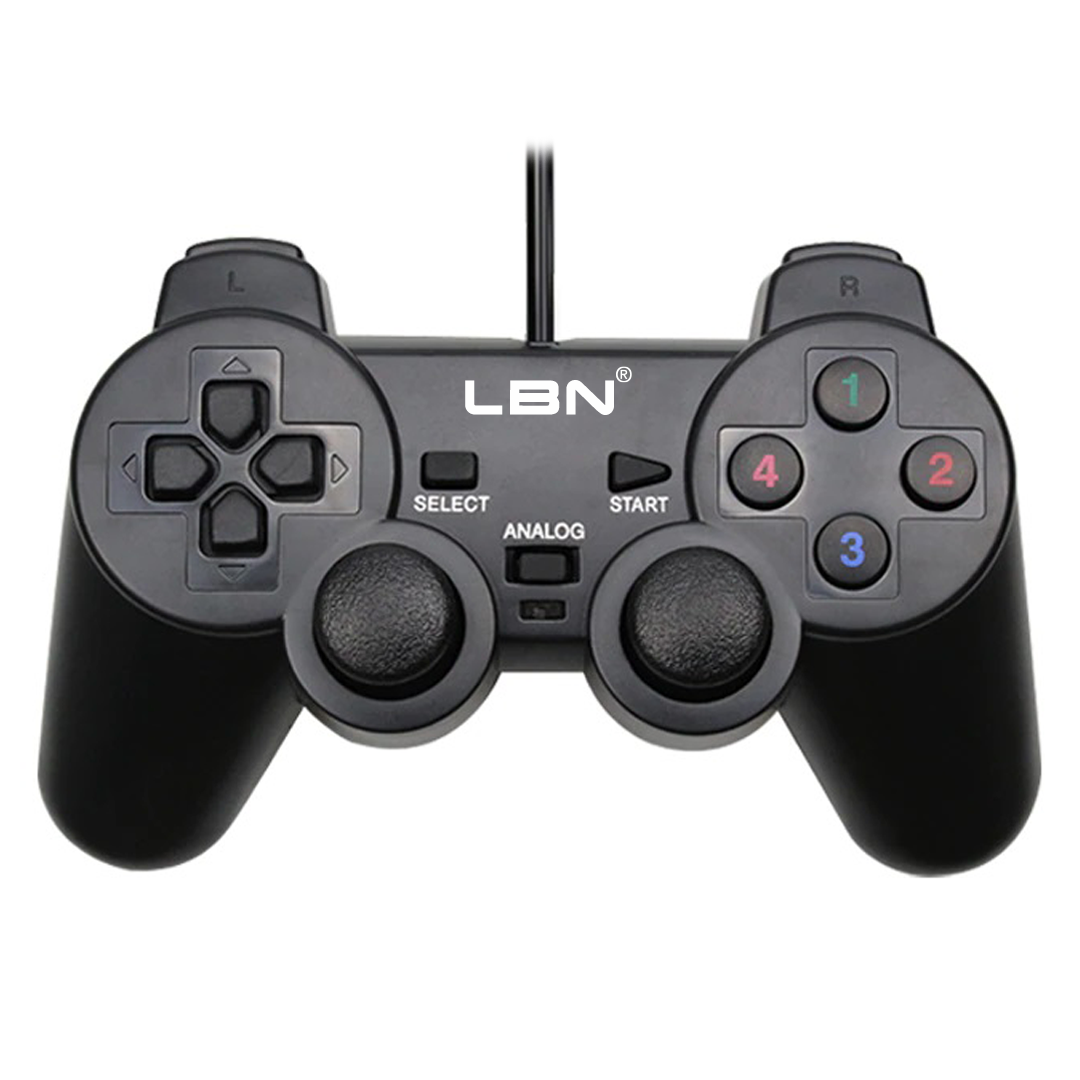 Joystick Control Mando USB Analógico 14 Botones PC Consolas LBN Modelo LBC2020