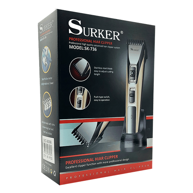 Máquina Cortadora De Cabello Profesional / Surker Modelo SK-736