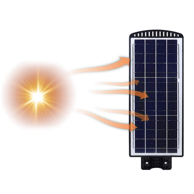 Foco Led de Carga Solar Con Sensor de Movimiento, Impermeable + Control Remoto 180W