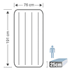 Colchón Inflable INTEX de la gama Dura-Beam Classic Downy para 1 Persona