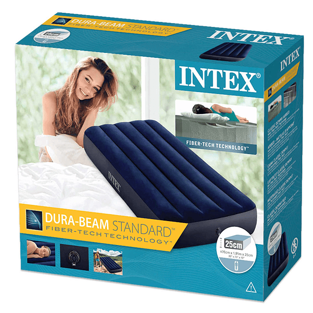Colchón hinchable eléctrico 1 persona Intex Grand Confort