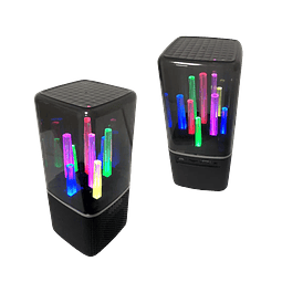 Parlante Inalámbrico Multicolor LED RGB USB-SD-BT-FM / GTI Modelo MC-108
