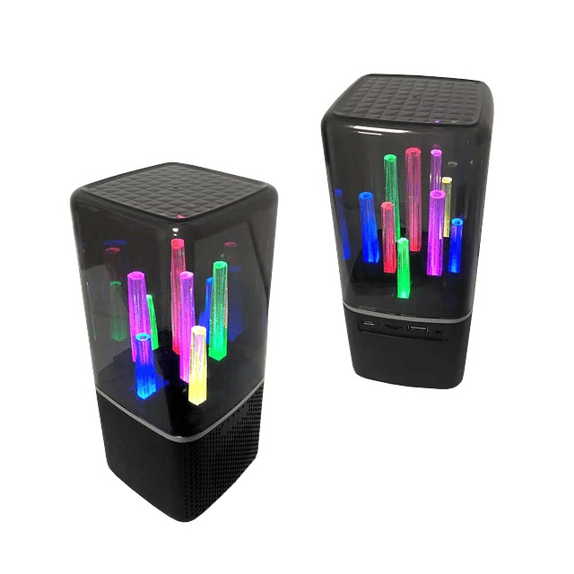 Parlante Inalámbrico Multicolor LED RGB USB-SD-BT-FM / GTI Modelo MC-108