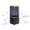 Parlante Inalámbrico Multicolor LED RGB USB-SD-BT-FM / GTI Modelo MC-108