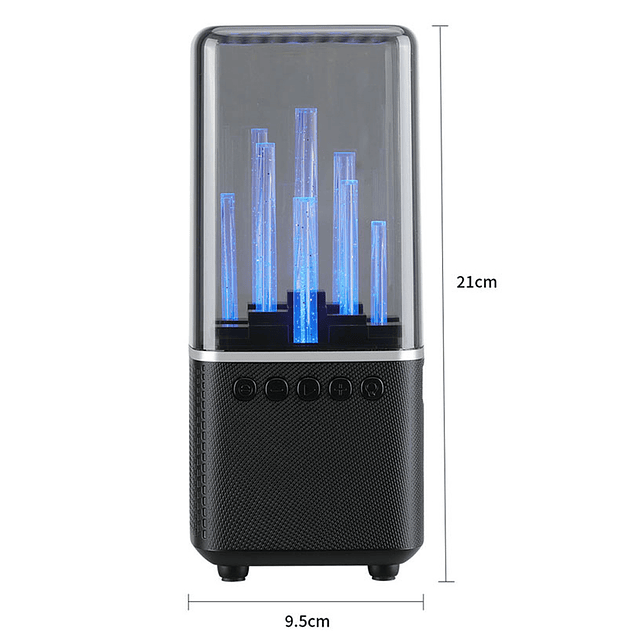 Parlante Inalámbrico Multicolor LED RGB USB-SD-BT-FM / GTI Modelo MC-108