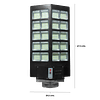 Panel-Foco Solar LED De Exterior 1.000W. - 6.500K - IP67 + Control Remoto