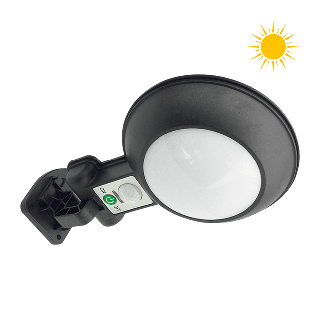 Foco Solar Luz LED Con Sensor De Movimiento Mod. JX-166