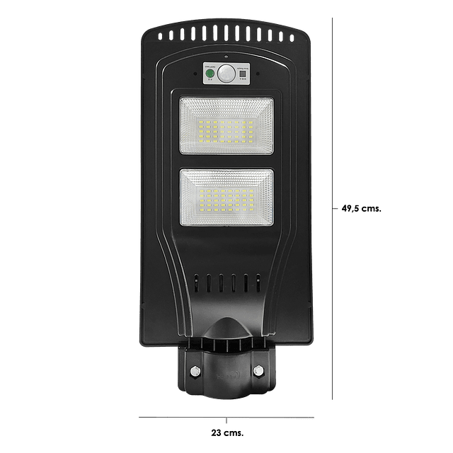 Panel-Foco Solar LED De Exterior 100W.  + Control Remoto GTI Modelo W716