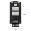 Panel-Foco Solar LED De Exterior 100W.  + Control Remoto GTI Modelo W716