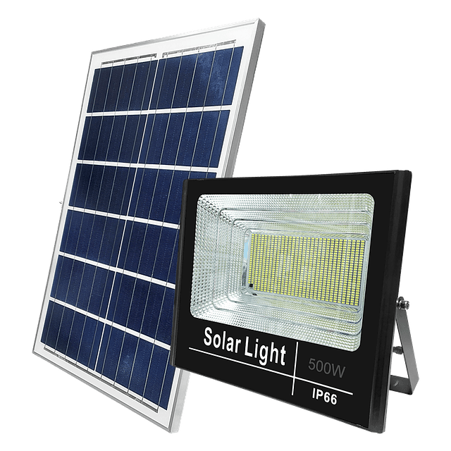 Foco Solar 500W con Placa Aparte – InstaDelivery PR