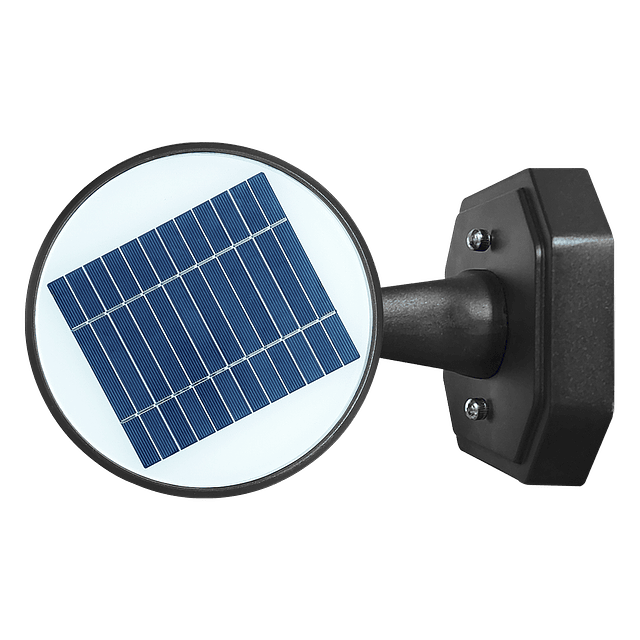 Lámpara Solar LED De Pared Con Panel Solar 4,5W. IP67 + Control Remoto / Rixme Modelo CR-BD-19-1002