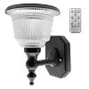 Lámpara Solar LED De Pared Con Panel Solar 4,5W. IP67 + Control Remoto / Rixme Modelo CR-BD-19-1002