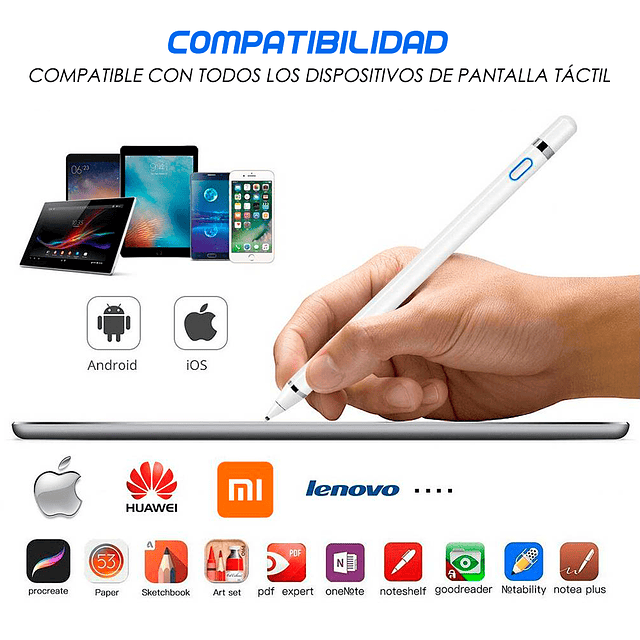 Lápiz Stylus Touch Para Tablet Smartphone Ipad Iphone